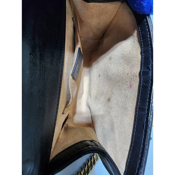 Authentic Gucci Guccissima Leather Small Padlock Shoulder Bag Black - Picture 14 of 16